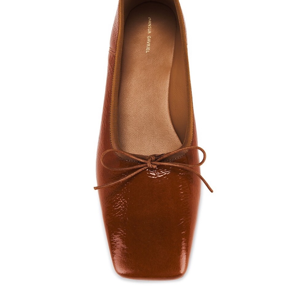 Mansur Gavriel Square Toe Ballerina Flats - Picture 4 of 11